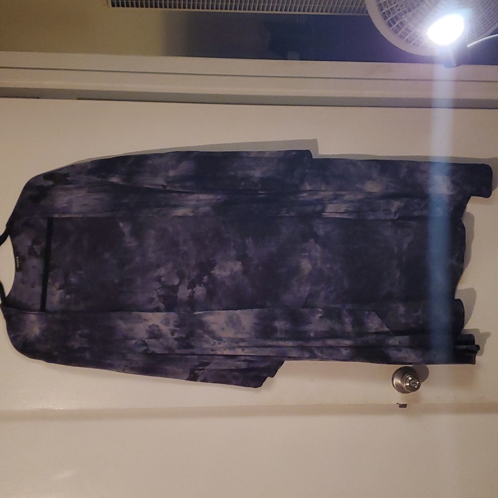 Torrid Black Tye Dye Kimono